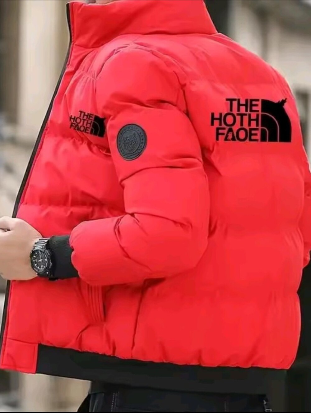 Men's Fashion Thickened Jacket Winter Warm And Waterproof Parka Coat